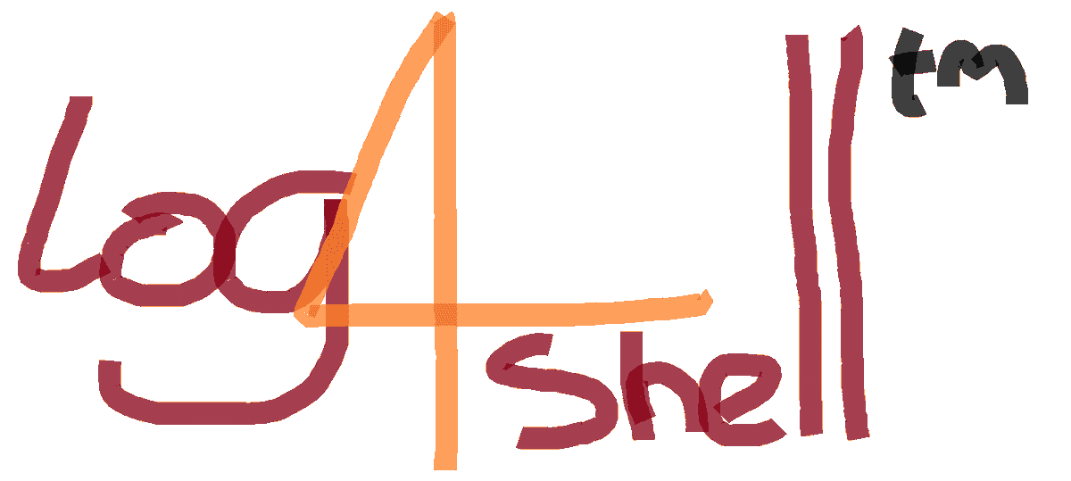 The hand-drawn Log4Shell logo from the original LunaSec advisory that gave the vulnerability its name